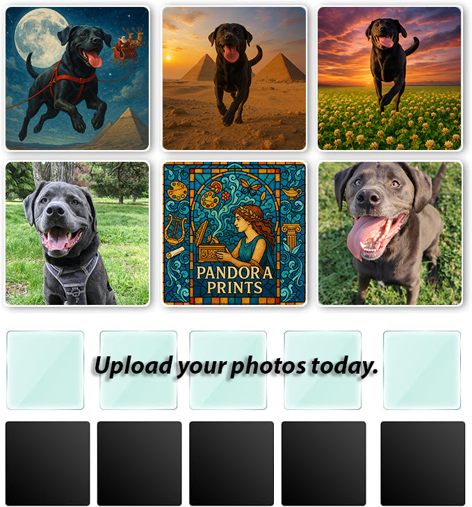 Custom Glass Photo Magnets | Capture Memories in Crystal Clarity - Pandora Prints