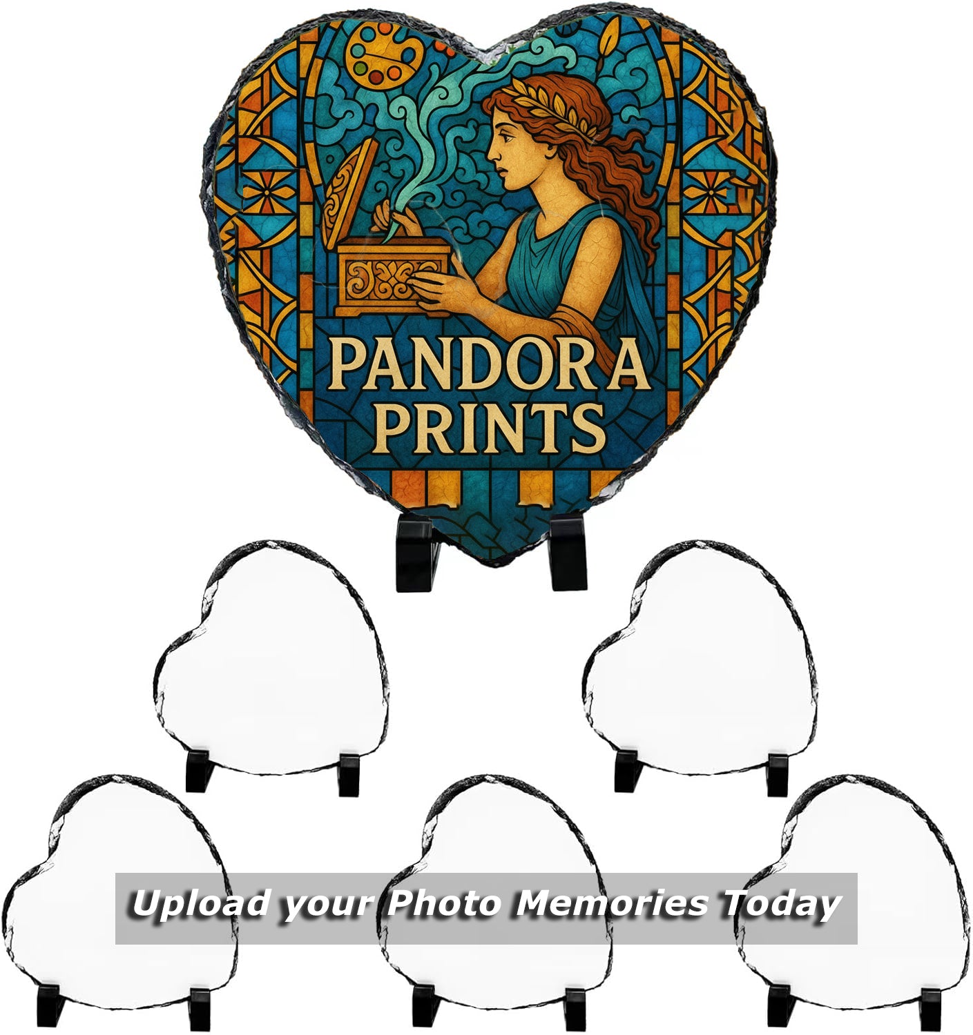 Custom Photo Rock Slate Collection | Eternal Memories Carved in Stone - Pandora Prints