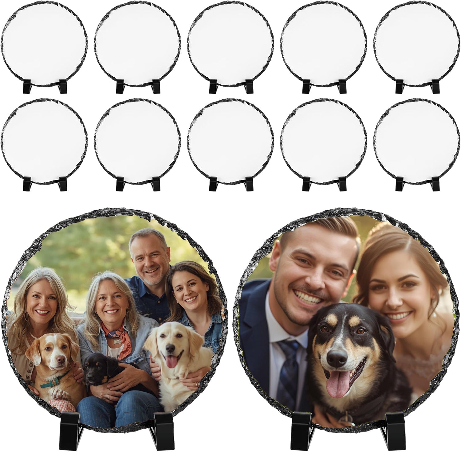 Custom Photo Rock Slate Collection | Eternal Memories Carved in Stone - Pandora Prints