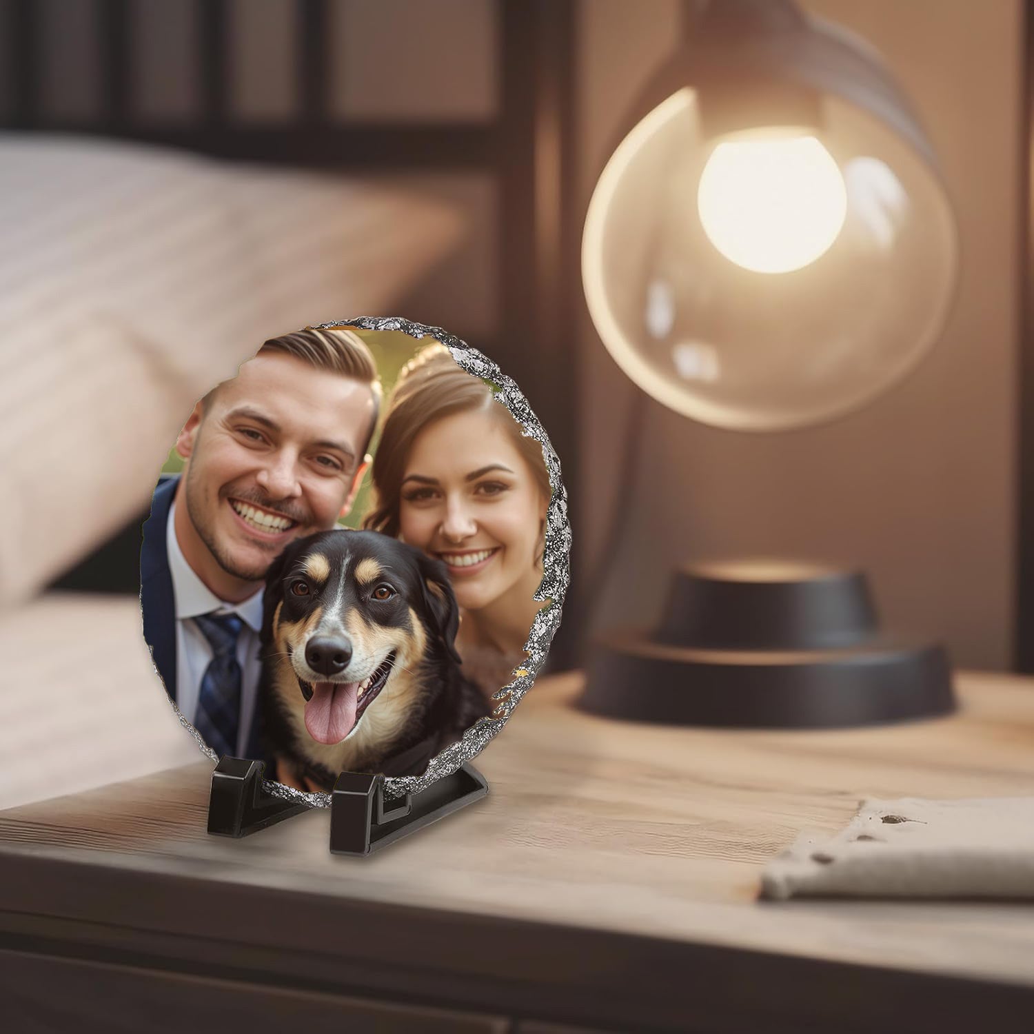 Custom Photo Rock Slate Collection | Eternal Memories Carved in Stone - Pandora Prints