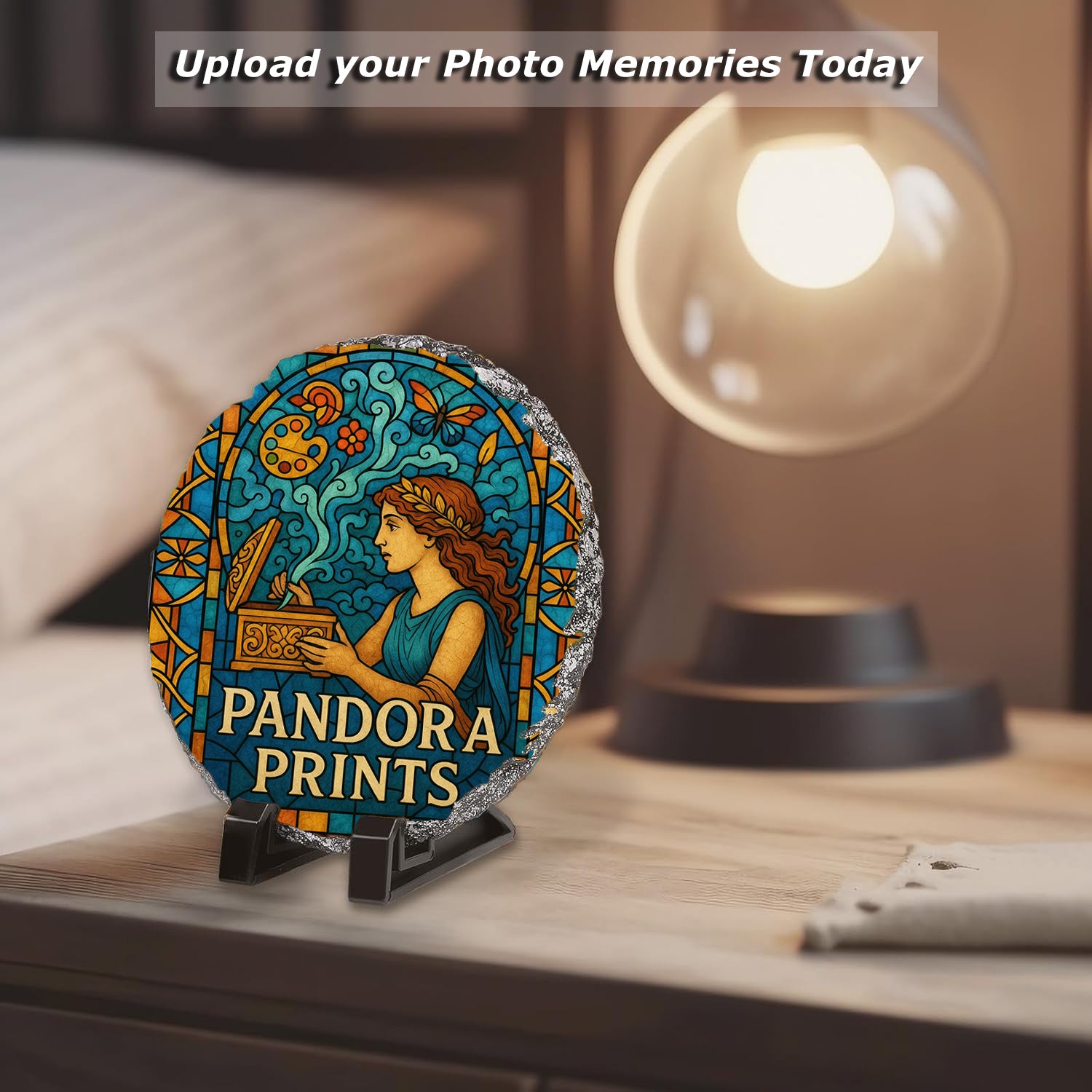 Custom Photo Rock Slate Collection | Eternal Memories Carved in Stone - Pandora Prints