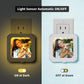 Custom Wall Plug in Night Light with Switch, Mini Picture Outlet Nightlight, Bedroom Bedside Lamp, Photo Night Light Gift