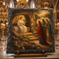 Myrrhbearers at Empty Tomb Greek Orthodox Rock Slate Icon Christian Gift