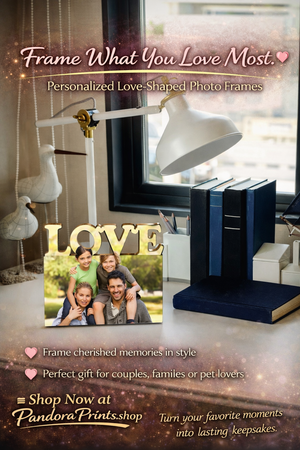 Personalized Love-Shaped Photo Frames | “Frame What You Love Most.”