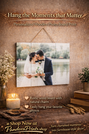 Personalized Farm Wood Photo Frame | “Frame Your Story in Wood.”