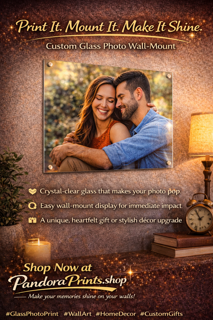 Custom Framed Family Photo, Couple Picture Frame, Tempered Glass Wall Art, Romantic Anniversary Gifts, Valentine’s Day, Memory Keepsake