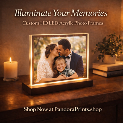 Personalized LED Acrylic Photo Frames | Illuminate Your Memories