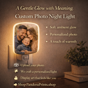 Personalized Photo Night Light | “A Gentle Glow With Meaning.”