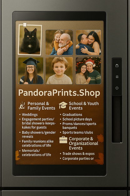 Custom Glass Photo Magnets | Capture Memories in Crystal Clarity - Pandora Prints