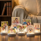 Custom Glass Crystal Photo Block Freestanding Plaque Family Keepsake Gift