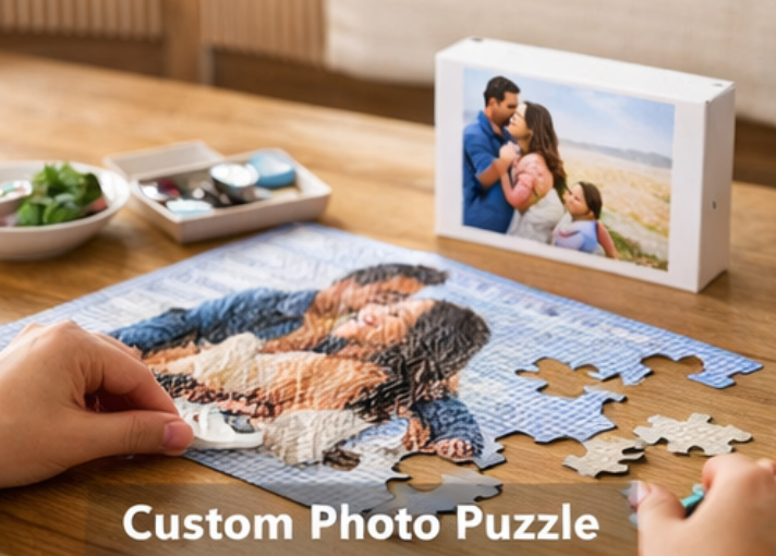Personalized Photo Jigsaw Puzzle Custom Picture Gift | Create Your Own Puzzle