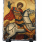 Saint George Slaying the Dragon Slate Icon – Orthodox Christian Faith Gift