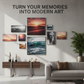 Personalized Photo Canvas Metal Poster — Turn Your Memories Into Modern Art